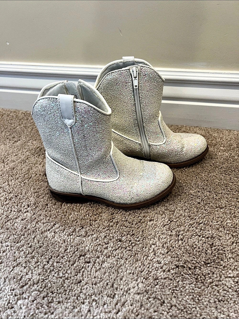 Girls Glitter Cowboy Boots